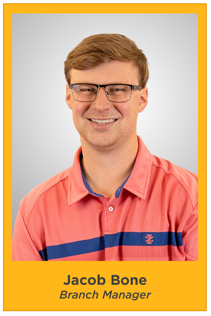 Jacob Bone, Branch Manager in Sanford, NC