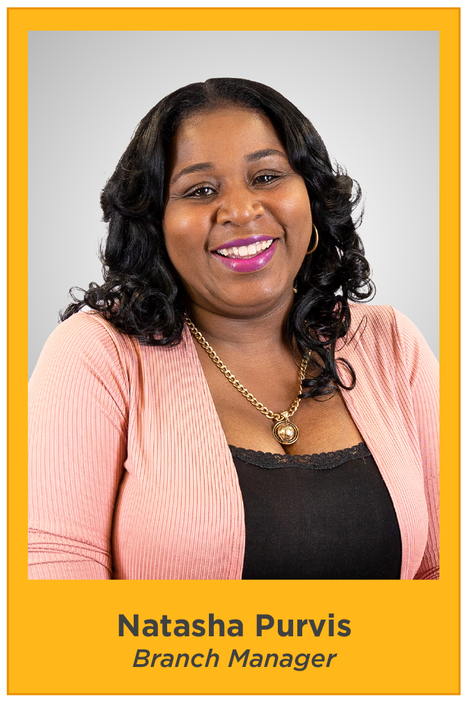 Natasha Purvis, Branch Manager in Williamston, NC