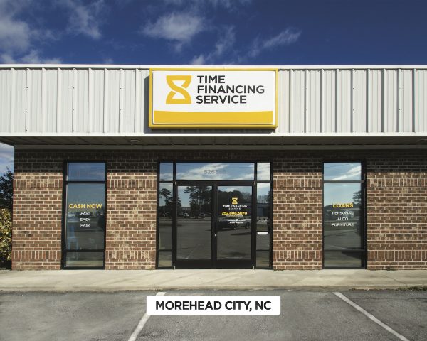 Exterior of Time Financing Service in Morehead City, NC