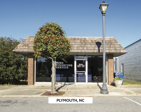 Exterior of Time Financing Service in Plymouth, NC